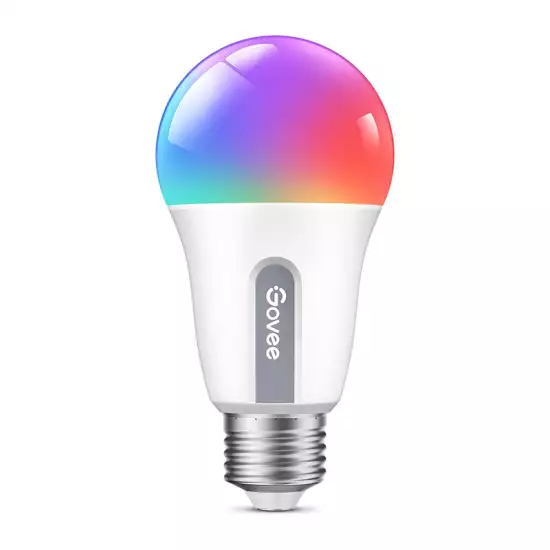 Govee Smart Light Bulb E27, Colour Changing with Music Synchronisation Lamp, 54 Scenes, 16 Million DIY Colours, WiFi & Bluetooth LED Smart Bulb Works with Alexa Google Assistant Home App, Pack of 1 Govee Smart Light Bulb E27, Colour Changing with Music Synchronisation Lamp, 54 Scenes, 16 Million DIY Colours, WiFi & Bluetooth LED Smart Bulb Works with Alexa Google Assistant Home App, Pack of 1