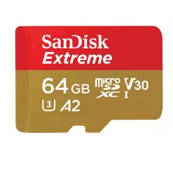SanDisk Extreme microSDXC UHS-I CARD 64GB SanDisk Extreme microSDXC UHS-I CARD 64GB