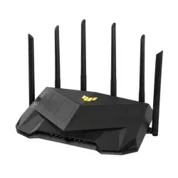 ASUS TUF Gaming AX6000 Dual Band WiFi 6 Gaming Router with dedicated Gaming Port, Dual 2.5G Port, 3steps port forwarding, AiMesh for mesh WiFi, AiProtection Pro network security and AURA RGB lighting