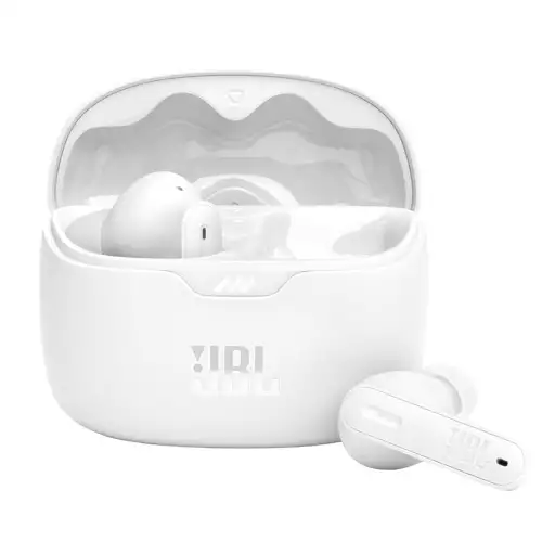 JBL Tune Beam True Wireless Noise Cancelling Earbuds (White)