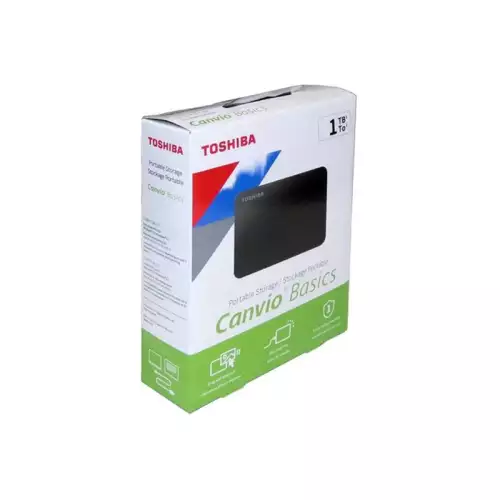 Toshiba Canvio Basics Portable USB 3.0 External Hard Drive - 1TB Black