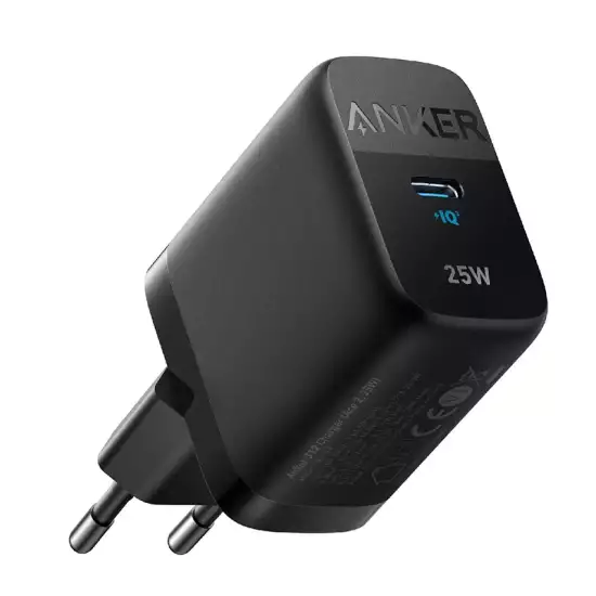 Anker 312 USB-C Charger 25W Supports Samsung Super Fast Charging, MultiProtect Protection, PowerIQ 3.0