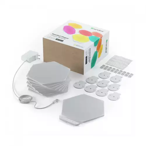 Nanoleaf Shapes Hexagons Starter Kit (9 Panels) - NL42-0002HX-9PK | Nanoleaf