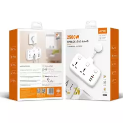 LDNIO SC2413 Universal Outlets Power Strip Tower 2 Outlet Wall Electric Plug PD 20W USB Power Cube Power socket LDNIO SC2413 Universal Outlets Power Strip Tower 2 Outlet Wall Electric Plug PD 20W USB Power Cube Power socket