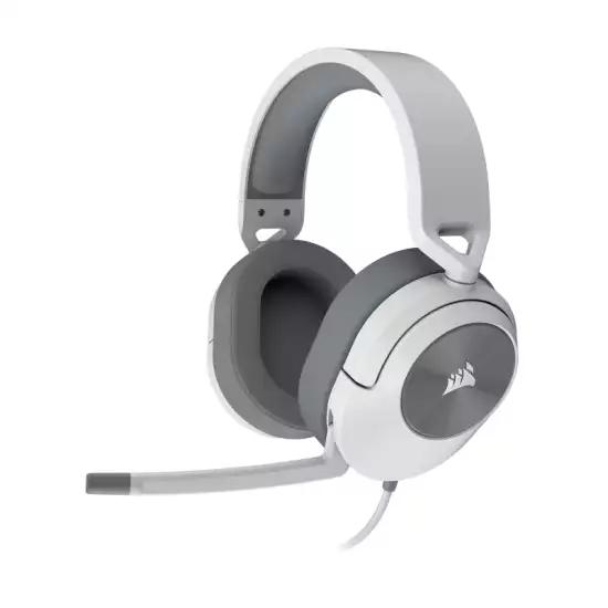 Corsair HS55 SURROUND Wired Gaming Headset - White (Open Sealed)