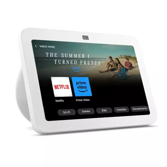 Amazon Echo Show 8 (3rd Gen) Release 2023 - Glacier White
