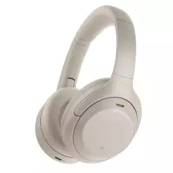 Sony WH-1000XM4 Wireless Noise Cancelling Bluetooth Over-Ear Headphones With Speak to Chat Function and Mic For Phone Call, Silver Universal
