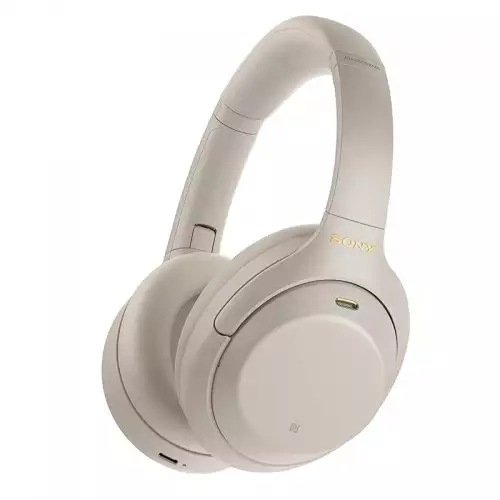 Sony WH-1000XM4 Wireless Noise Cancelling Bluetooth Over-Ear Headphones With Speak to Chat Function and Mic For Phone Call, Silver Universal