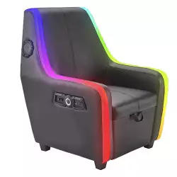 X-Rocker Premier Maxx RGB 4.1 Multi-Stereo Storage Gaming Arm Chair Black | 5130701