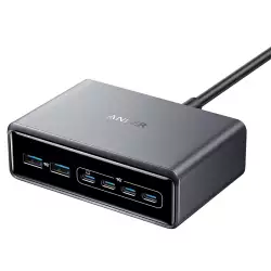 Anker Prime Charger, 200W 6-Port GaN Charging Station, Fast Charging USB C Charger