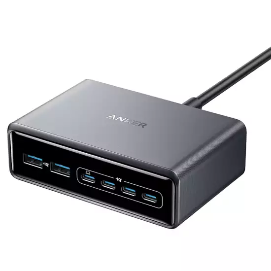 Anker Prime Charger, 200W 6-Port GaN Charging Station, Fast Charging USB C Charger Anker Prime Charger, 200W 6-Port GaN Charging Station, Fast Charging USB C Charger