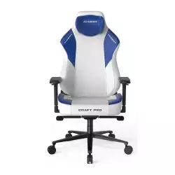 DXRacer Craft Pro Classic Gaming Chair – White/Blue | CRA-PR001-WB-H1