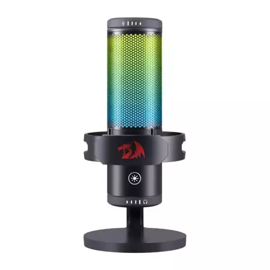 Redragon GM301 Fenris Condenser USB Streaming Microphone - Black Redragon GM301 Fenris Condenser USB Streaming Microphone - Black