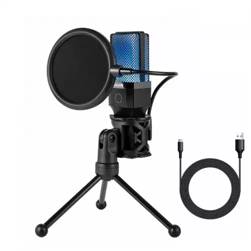 Redragon ADNE GM212 USB Streaming Microphone - Black