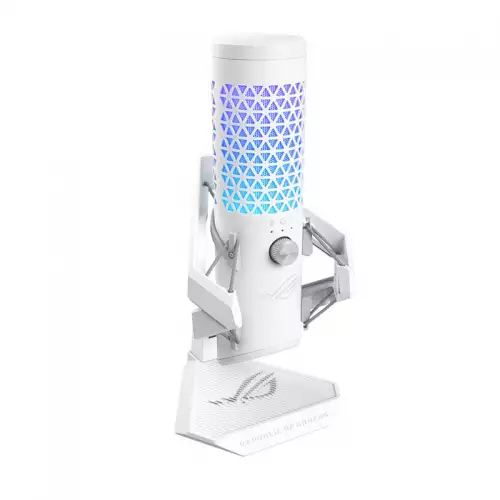 ASUS ROG Carnyx USB Cardioid Condenser Gaming And Streaming Microphone - White