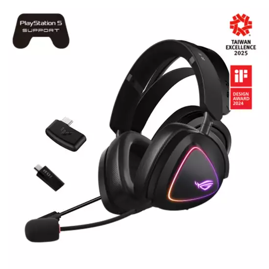 ASUS ROG Delta II Wireless Gaming Headphone - Black