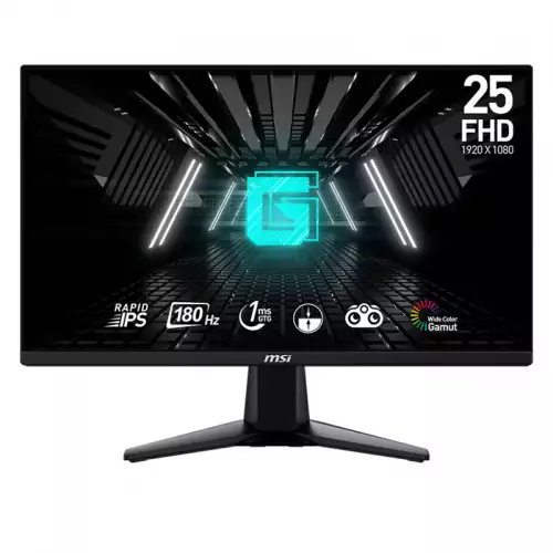 MSI G255F 25 INCH FHD Rapid IPS Display Gaming Monitor Black | G255F