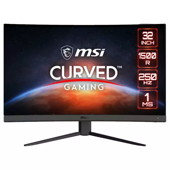 MSI G32C4X 32 INCH FHD 1500R Curved Gaming Monitor Black | 9S6-3DA61T-043 MSI G32C4X 32 INCH FHD 1500R Curved Gaming Monitor Black | 9S6-3DA61T-043