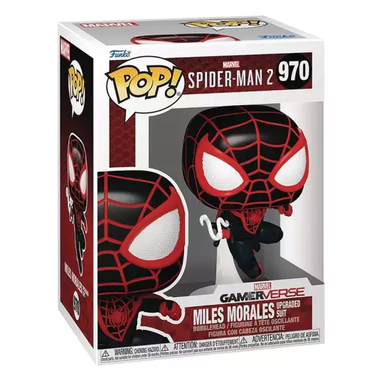 Funko Pop! Marvel Spider-Man 2 Miles Morales - Upgraded Suit (970) Funko Pop! Marvel Spider-Man 2 Miles Morales - Upgraded Suit (970)