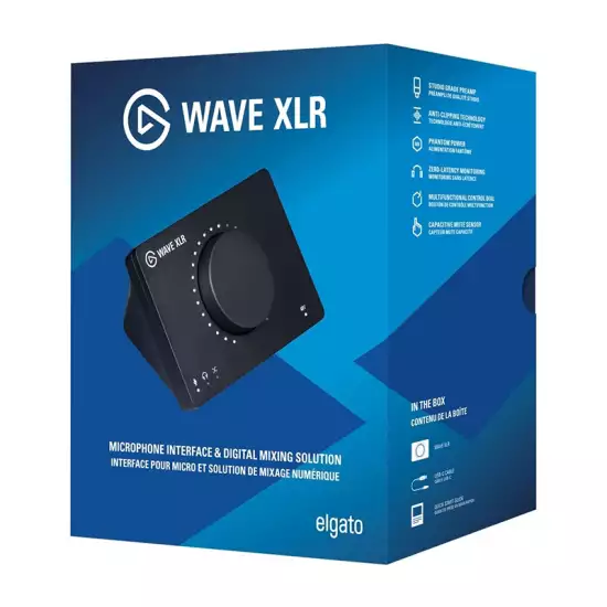 Elgato Wave XLR Microphone Interface , Digital Mixing Solution Black | 10MAG9901 (Used) Elgato Wave XLR Microphone Interface , Digital Mixing Solution Black | 10MAG9901 (Used)