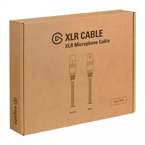 Elgato XLR Microphone Cable Male to Female 10ft/3m (Used)