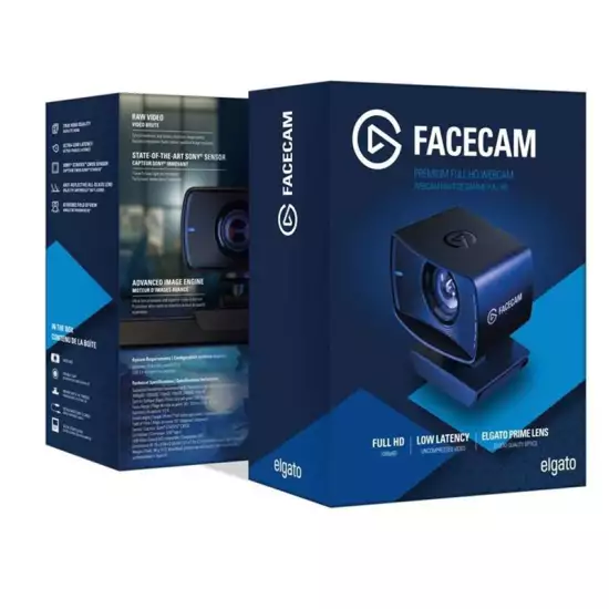 Elgato Facecam Premium Full HD Webcam Black | 10WAA9901 (Used) Elgato Facecam Premium Full HD Webcam Black | 10WAA9901 (Used)