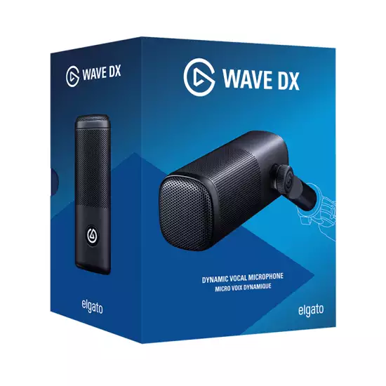Elgato Wave DX Dynamic Microphone Black | 10MAH9901  (Used)