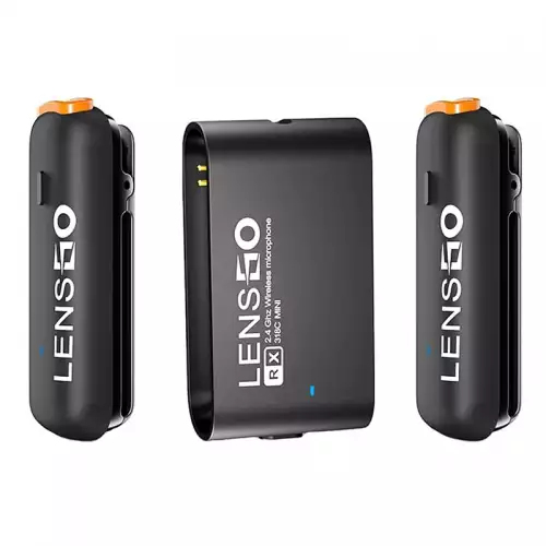 LENSGO 318C Mini Wireless Lavalier Microphone 