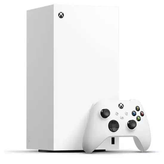 Xbox Series X Digital Edition, 8X Cores 3.8 GHz Processor, 16GB RAM, 1TB Custom SSD, True 4K Gaming Resolution, Auto Low Latency Mode, HDMI Variable Refresh Rate, AMD FreeSync, White