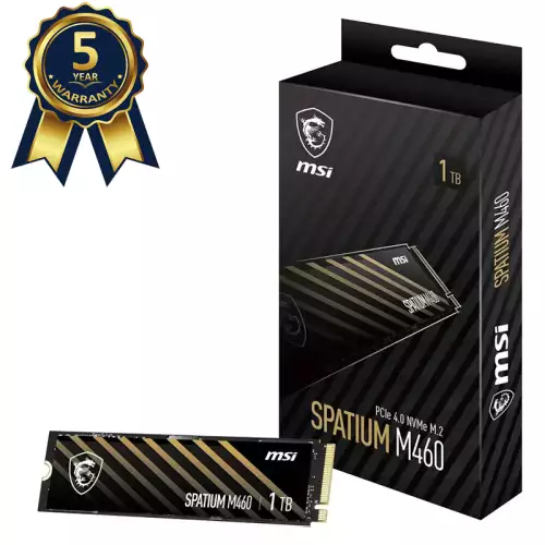 MSI SPATIUM M460 1TB PCIe 4.0 NVMe M.2
