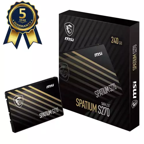 MSI Spatium S270 SATA III 2.5" 240GB Internal SSD 