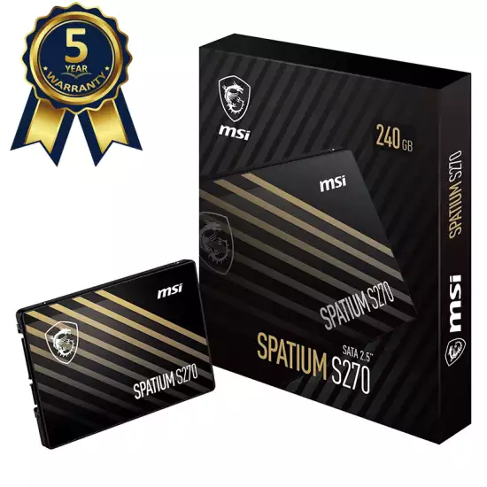 MSI Spatium S270 SATA III 2.5" 240GB Internal SSD