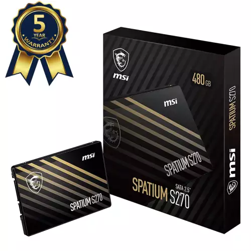 MSI Spatium S270 SATA III 2.5" 480GB Internal SSD 