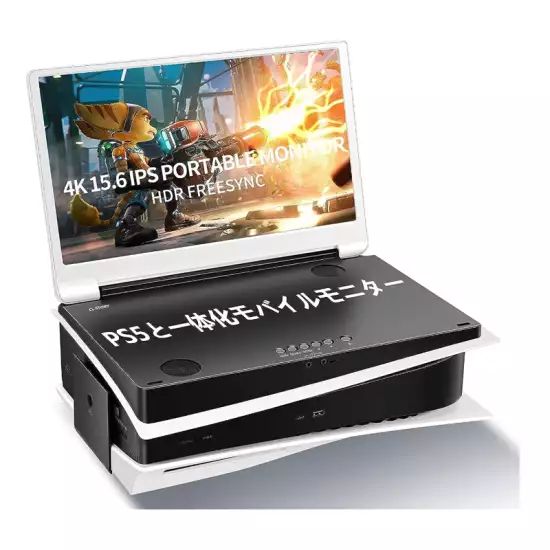 G-STORY 15.6" Inch IPS 4k 60Hz Portable Monitor Gaming display Integrated with PS5(not included) 3840×2160 With 2 HDMI ports,FreeSync,Built-in 2 of... G-STORY 15.6" Inch IPS 4k 60Hz Portable Monitor Gaming display Integrated with PS5(not included) 3840×2160 With 2 HDMI ports,FreeSync,Built-in 2 of...