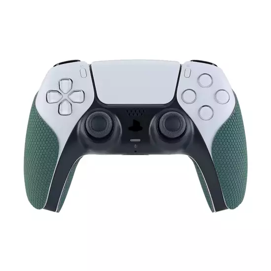 PlayVital Pine Green Anti-Skid Sweat-Absorbent Controller Grip for PS5 Controller, Professional Textured Soft Rubber Pads Handle Grips for PS5 Controller - PFPJ007