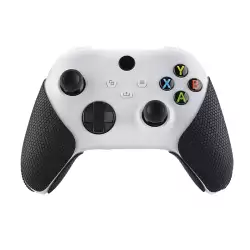 PlayVital Black Anti-Skid Sweat-Absorbent Controller Grip for Xbox Series X/S Controller, Professional Textured Soft Rubber Pads Handle Grips for Xbox Series X/S Controller - X3PJ001 PlayVital Black Anti-Skid Sweat-Absorbent Controller Grip for Xbox Series X/S Controller, Professional Textured Soft Rubber Pads Handle Grips for Xbox Series X/S Controller - X3PJ001