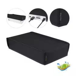 PlayVital Black Nylon Dust Cover for Xbox Series S Console, Soft Neat Lining Dust Guard, Anti Scratch Waterproof Cover Sleeve for Xbox Series S Console - X3PJ002 PlayVital Black Nylon Dust Cover for Xbox Series S Console, Soft Neat Lining Dust Guard, Anti Scratch Waterproof Cover Sleeve for Xbox Series S Console - X3PJ002