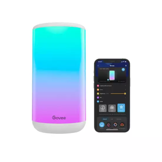 Govee Smart Table Lamp, RGBIC LED Night Light App Control Alexa Bedside Lamp with Scene Modes, Dimmable Nightstand Light for Bedroom, Living Room Govee Smart Table Lamp, RGBIC LED Night Light App Control Alexa Bedside Lamp with Scene Modes, Dimmable Nightstand Light for Bedroom, Living Room