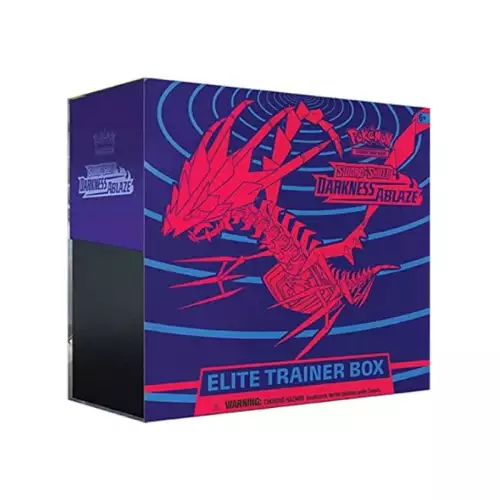 Pokémon TCG: Sword & Shield Darkness Ablaze Elite Trainer Box, Multicolor