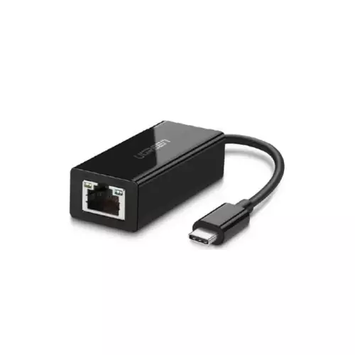 UGREEN USB Type C Ethernet Adapter USB-C to RJ45 10/100 Network Adapter for New Macbook, Chromobook Pixel, Lenovo Yoga 900 (50307) - (Open Sealed)