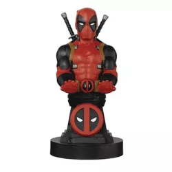 Cable Guys - Deadpool Plinth Marvel Gaming Accessories Holder & Phone Holder for Most Controller (Xbox, Play Station, Nintendo Switch) & Phone Cable Guys - Deadpool Plinth Marvel Gaming Accessories Holder & Phone Holder for Most Controller (Xbox, Play Station, Nintendo Switch) & Phone