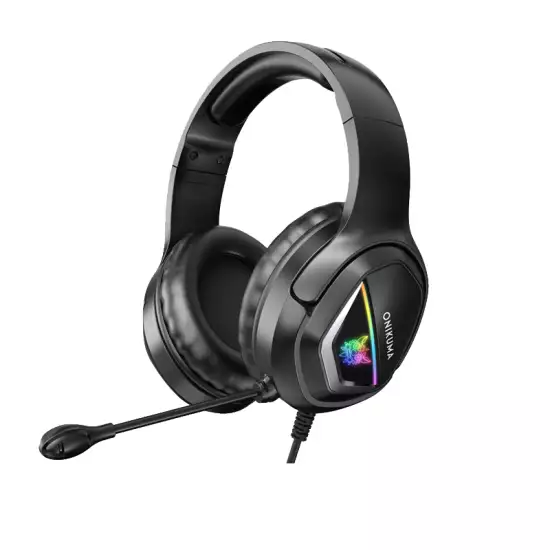 Onikuma X2 Gaming RGB Over Ear Headphone with Mic and LED Light for Mobile Phone/PS4/PC Onikuma X2 Gaming RGB Over Ear Headphone with Mic and LED Light for Mobile Phone/PS4/PC