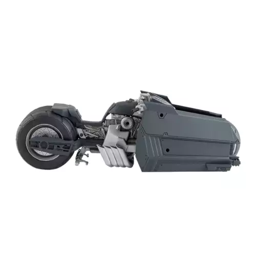 McFarlane Toys DC Multiverse White Knight Batcycle , Black
