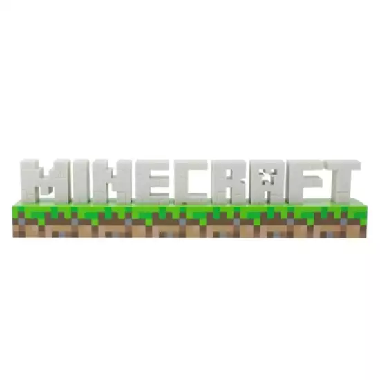 Minecraft Logo Light - Battery or USB Powered - 2 Light Modes - Minecraft Lamp and Room Décor Night Light Minecraft Logo Light - Battery or USB Powered - 2 Light Modes - Minecraft Lamp and Room Décor Night Light