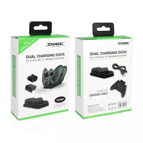 Dual Battery Wired Charging Dock Kit For Xbox One (Used) Dual Battery Wired Charging Dock Kit For Xbox One (Used)