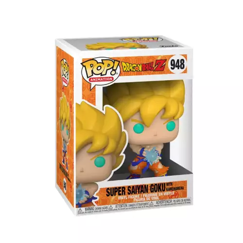 Funko Dragon Ball Z POP! Animation Super Saiyan Goku Vinyl Figure( 948 ) with Kamehameha Wave