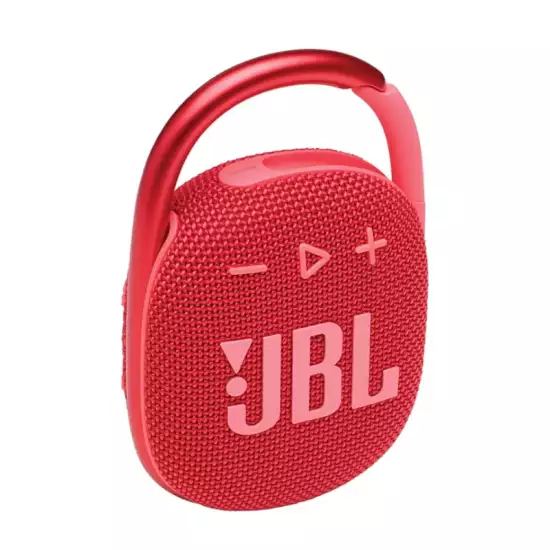 JBL Clip 4 Portable Bluetooth Speaker, JBL Pro Sound, Punchy Bass, Ultra-Portable Design, Integrated Carabiner, Clip Everywhere, IP67 Waterproof + Dustproof, 18H Battery - Red, JBLCLIP4RED JBL Clip 4 Portable Bluetooth Speaker, JBL Pro Sound, Punchy Bass, Ultra-Portable Design, Integrated Carabiner, Clip Everywhere, IP67 Waterproof + Dustproof, 18H Battery - Red, JBLCLIP4RED