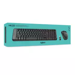 LOGITECH MK220 Wireless Combo - BLACK - ARA LOGITECH MK220 Wireless Combo - BLACK - ARA