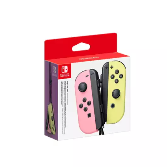 Nintendo Switch Joy-Con Controller Pair Pastel Pink & Pastel Yellow Nintendo Switch Joy-Con Controller Pair Pastel Pink & Pastel Yellow