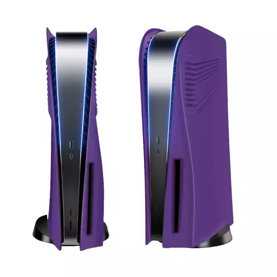 Replacement Plate Shell Cover For PlayStation 5 Console (Disc Version) - Purple Replacement Plate Shell Cover For PlayStation 5 Console (Disc Version) - Purple